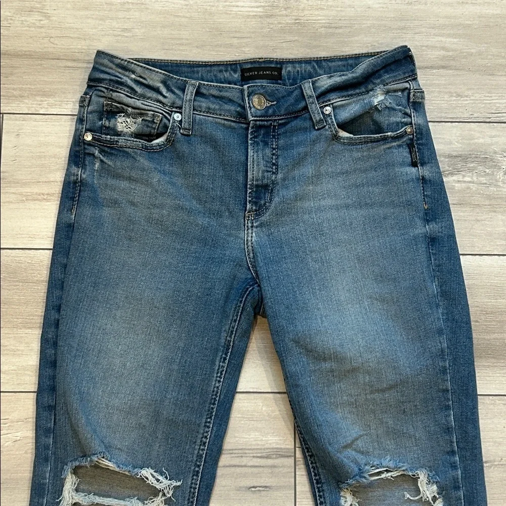 Silver Jeans Suki straight crop jeans size 29